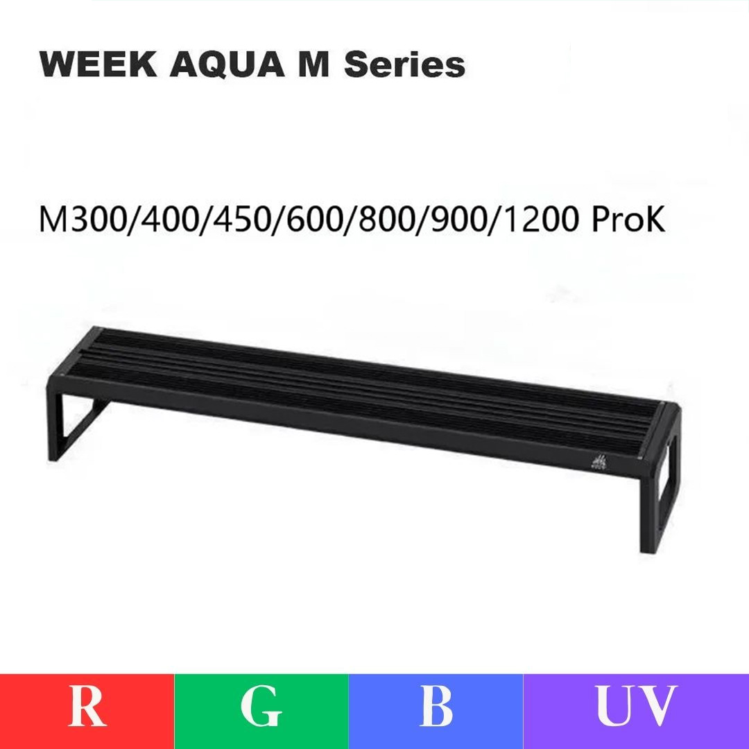 Marine Aquarium Uv - ไฟปลูกพืชน้ำ WEEK AQUA M300/M400/M450Pro Ver.3 RGB+UV