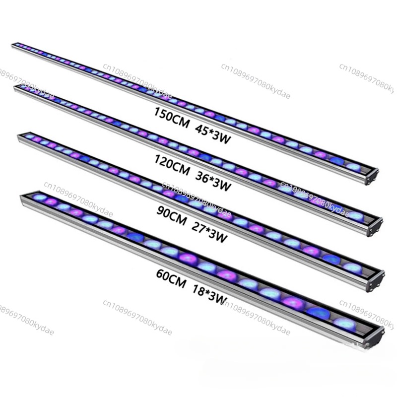 Marine Aquarium Time - โคมไฟ LED สำหรับตู้ปลาแบบตั้งเวลาได้ แสงสีน้ำเงินเข้ม UV สเปกตรัมเต็ม