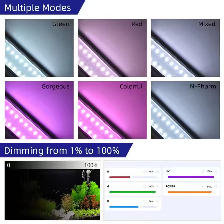WEEK AQUA S Series RGB+UV ไฟตู - Marine Aquarium Uv บทวิจารณ์และราคา
