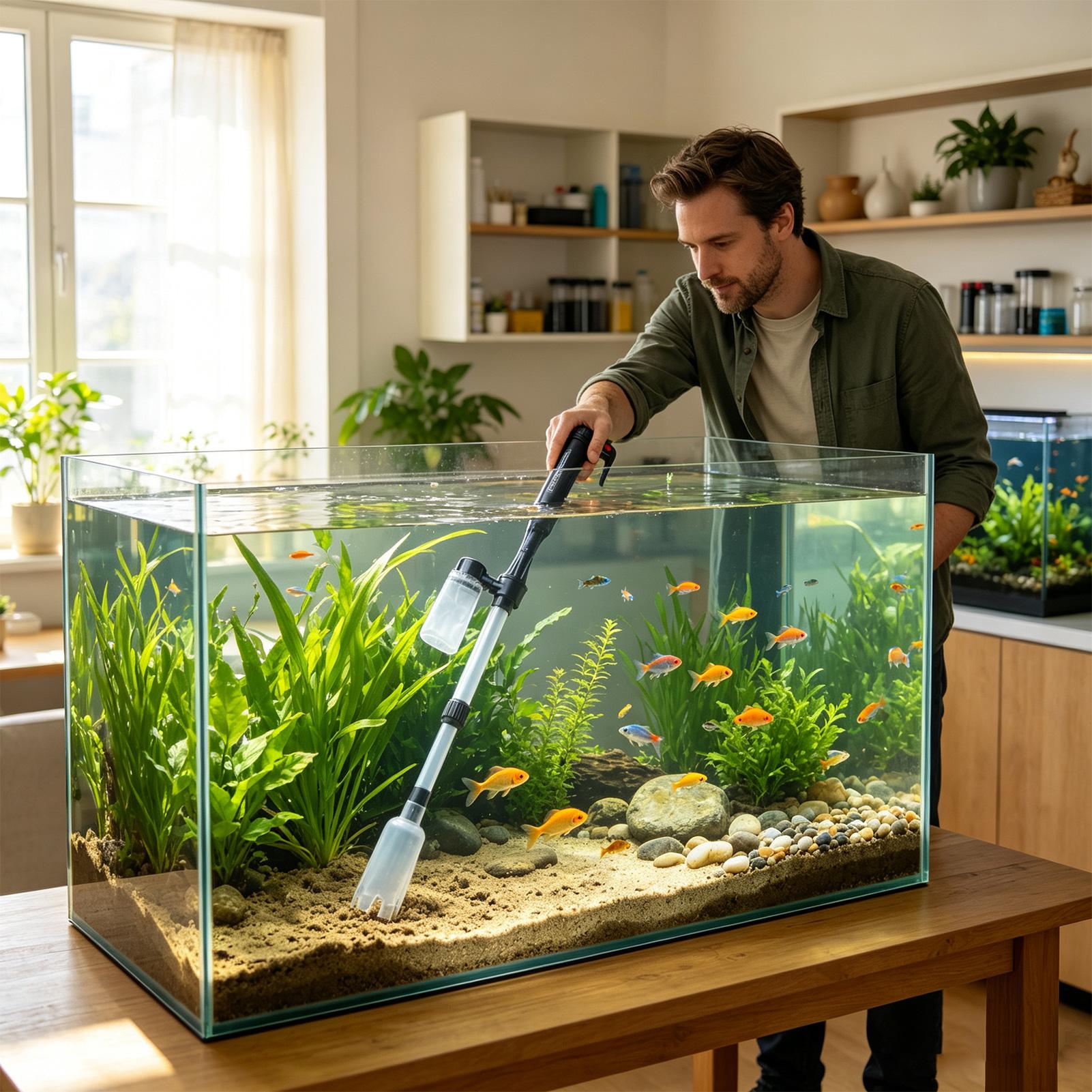 เครื่องดูดฝุ่นทำความสะอาดตู้ปล - Aquarium Marine Sand บทวิจารณ์และราคา