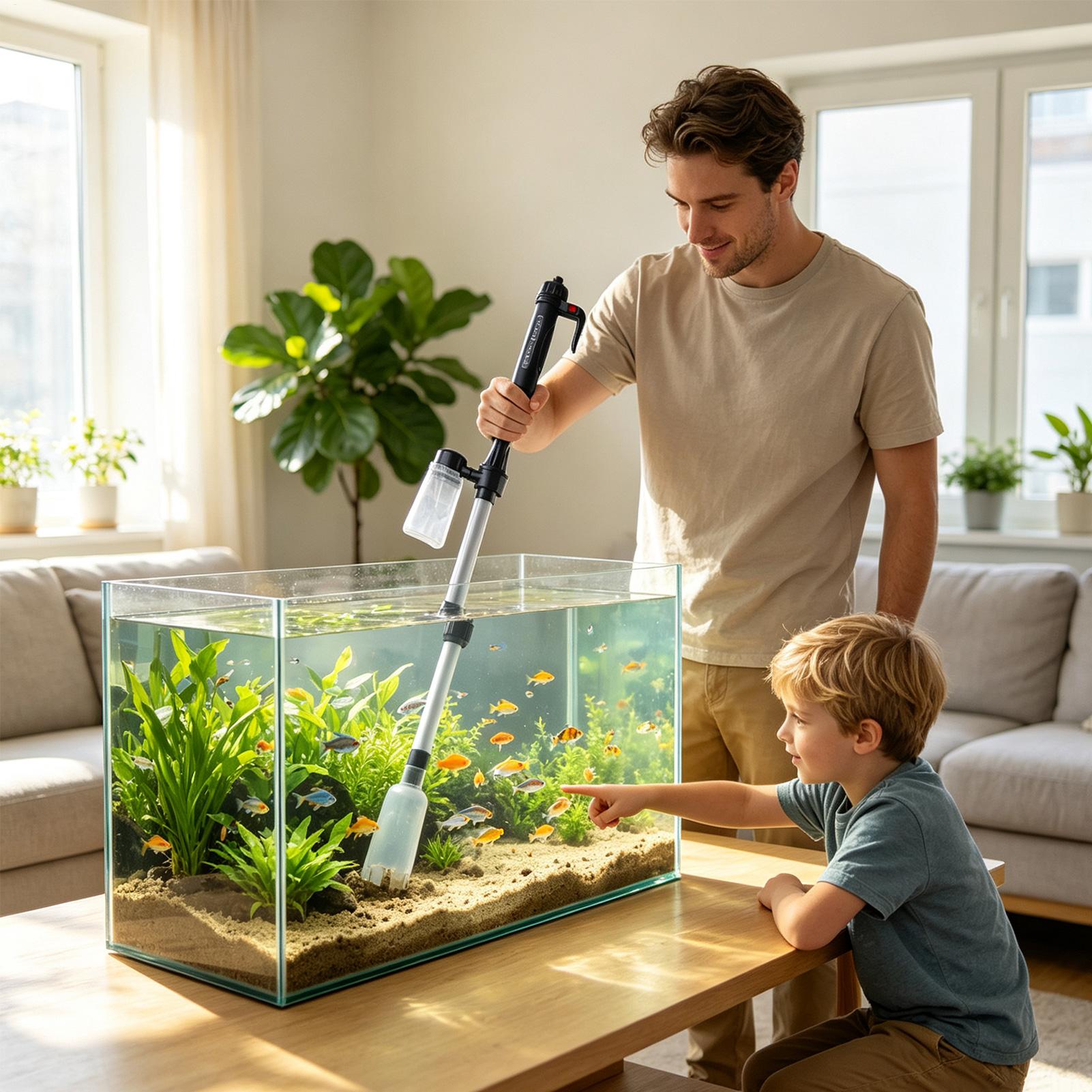 เครื่องดูดฝุ่นทำความสะอาดตู้ปล - Aquarium Marine Sand บทวิจารณ์และราคา