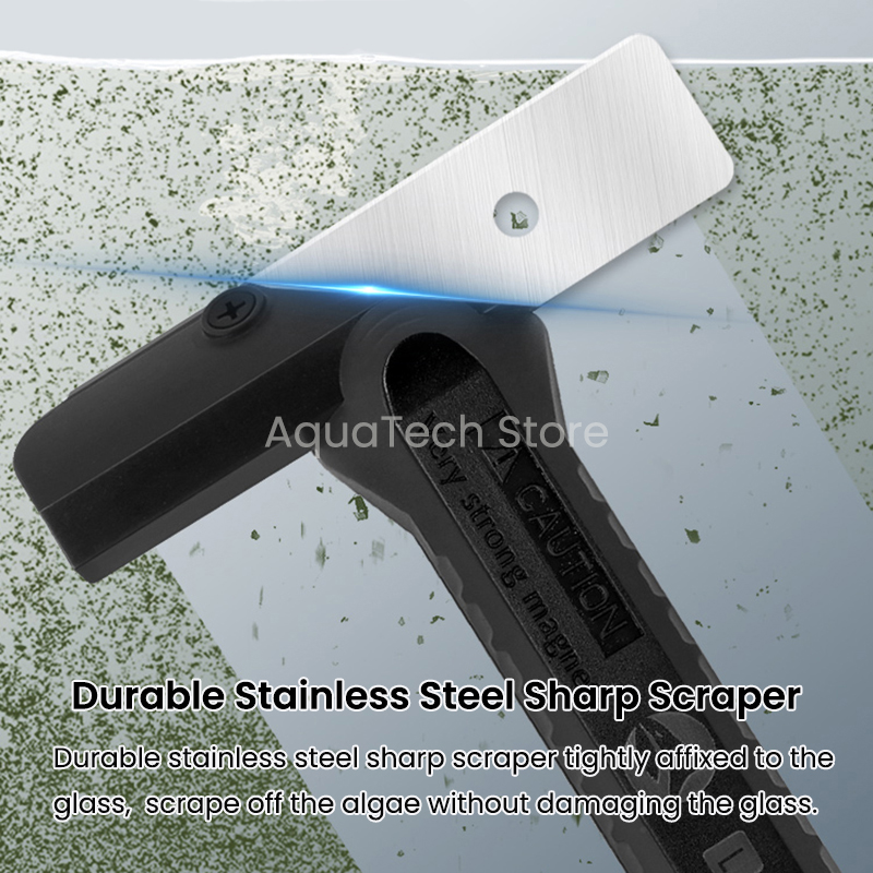 ที่ขัดน้ำยาทำความสะอาดกระจกทำค - Marine Aquarium Glass Scraper บทวิจารณ์และราคา