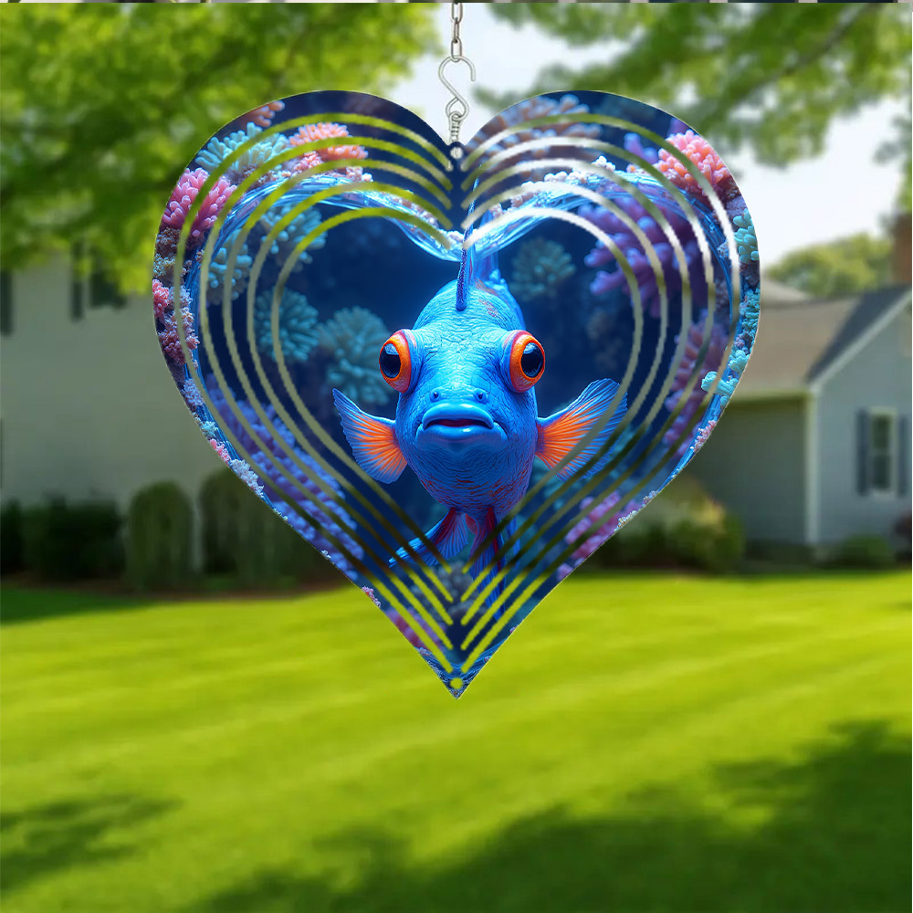 โมบายลมรูปปลาแมนดารินสีน้ำเงิน - Aquarium Marine Blue บทวิจารณ์และราคา